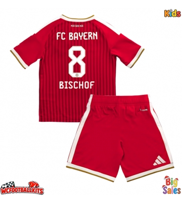 Bayern Munich Tom Bischof #8 Replica Home Stadium Kit for Kids 2026-27 Short Sleeve (+ pants)